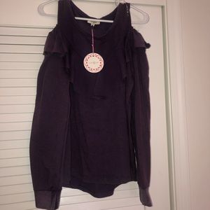 Umgee Cold Shoulder Sweater